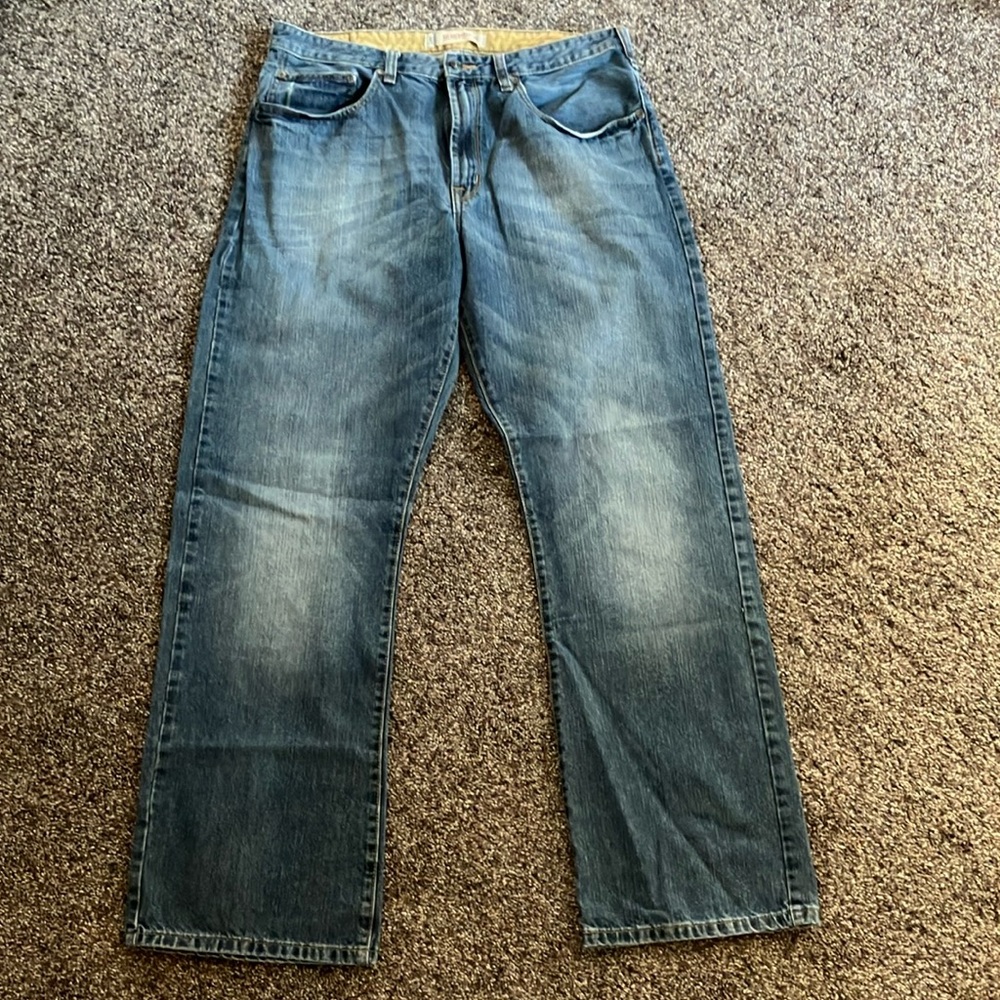 Lee Blue Relaxed Jeans with Faded Wash